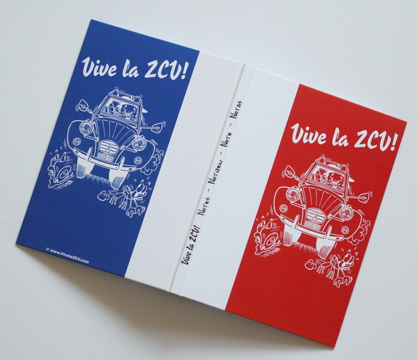 Vive la 2CV Notizbuch